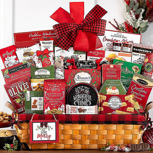 Holiday Delight: Gourmet Christmas Gift Basket