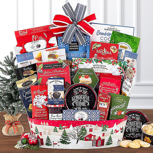 Festive Delights: Christmas Holiday Gift Basket