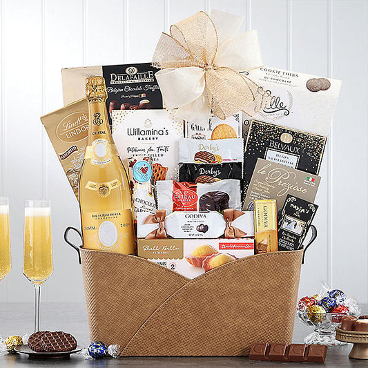 Louis Roederer Cristal: Champagne Gift Basket
