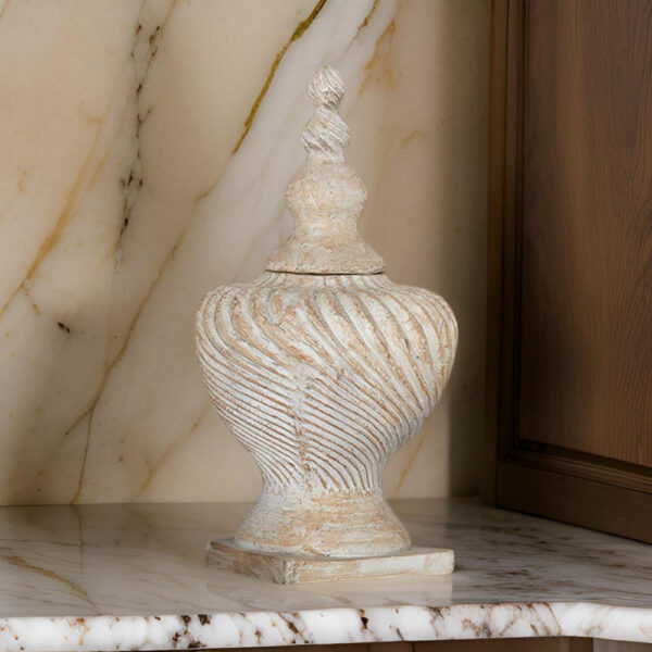 Classic Ceramic Vase with Lid