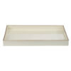 Mimosa Rectangle Tray With Cutout Handles, White