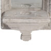 Cement Protected Decorative Wall Mirror, Washed White