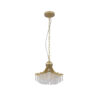 Accent Chandelier, Classic Crystal Inspired Cascade Gold Metal 12 Inch