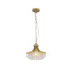 Accent Chandelier, Classic Crystal Inspired Cascade Gold Metal 12 Inch