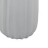 Rizie Vase with Ribbed Texture, 41 Inch Contemporary White Polyresin