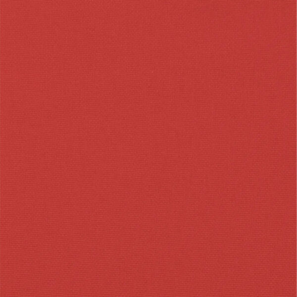 Claire Outdoor Cushion for Bench, Button Tufted Red Fabric, 71 Inch