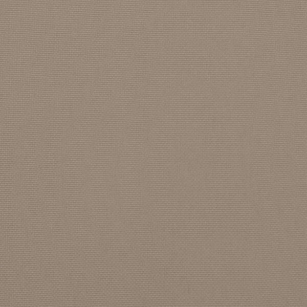 Claire Outdoor Cushion for Bench, Tufted Taupe Oxford Fabric, 59 Inch