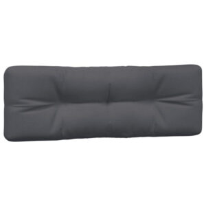 Moni 3pc Outdoor Cushion for Bench, Tufted Dark Gray Fabric, 47 Inch
