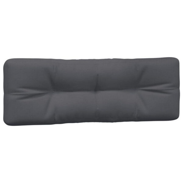 Moni 3pc Outdoor Cushion for Bench, Tufted Dark Gray Fabric, 47 Inch