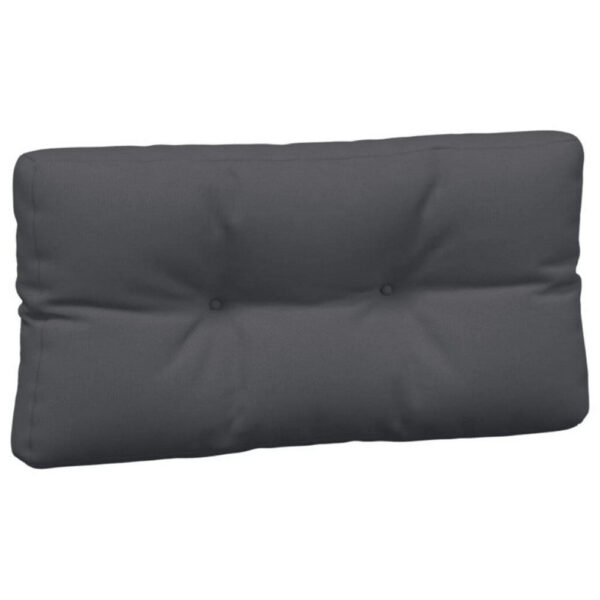Moni 3pc Outdoor Cushion for Bench, Tufted Dark Gray Fabric, 47 Inch