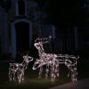 Meyi 3pc Outdoor Reindeer Family Christmas Decoration, 229 Warm White LEDs