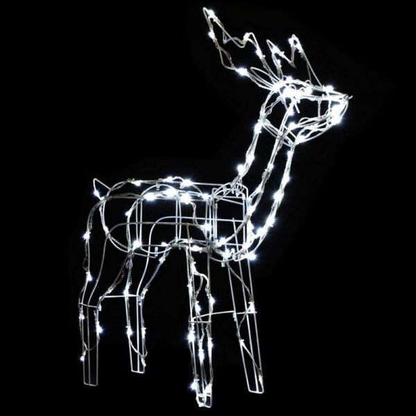 Meyi 3pc Outdoor Reindeer Family Christmas Decor, 229 Cool White LED