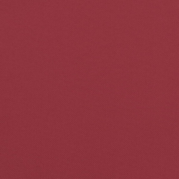 Claire Outdoor Cushion for Bench, Button Tufted Red Fabric, 71 Inch