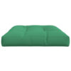 Moni Outdoor Cushion for Bench, Tufted Design, Green Fabric, 47 Inch