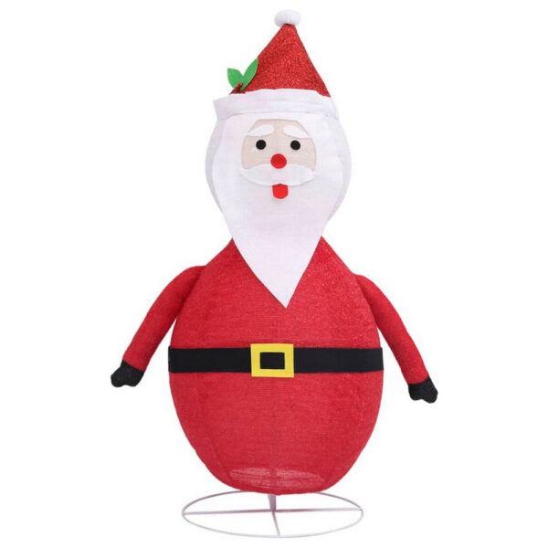 Santa Claus Figurine Christmas Decoration, USB, LED, Red White 24 Inch