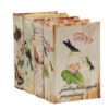 Anya Set of 4 Artisanal Boxes for Accessories, Book Inspired Look, Birds
