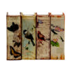 Anya Set of 4 Artisanal Boxes for Accessories, Book Inspired Look, Birds