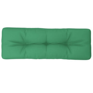 Moni Outdoor Cushion for Bench, Deep Tufted Green Fabric, 47 Inch