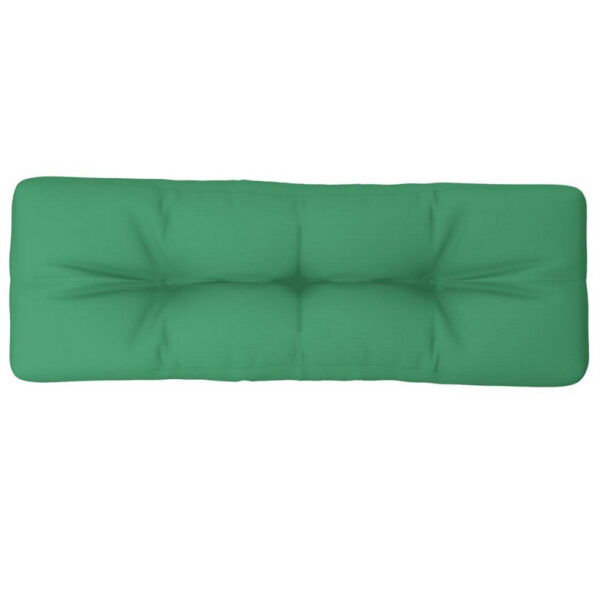 Moni Outdoor Cushion for Bench, Deep Tufted Green Fabric, 47 Inch