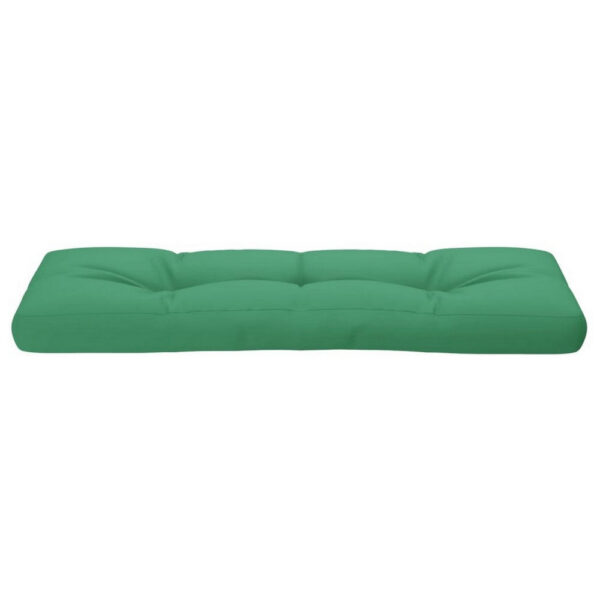 Moni Outdoor Cushion for Bench, Deep Tufted Green Fabric, 47 Inch