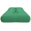 Moni Outdoor Cushion for Bench, Deep Tufted Green Fabric, 47 Inch