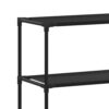 3 Tier Over the Washer Laundry Storage Rack, 67 Inch Tall Black Steel