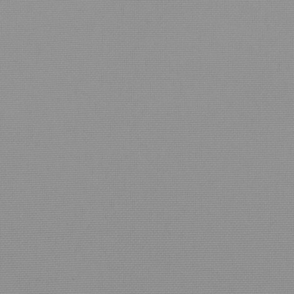 Claire Outdoor Cushion for Bench Set of 2, 39in Gray Tufted Oxford