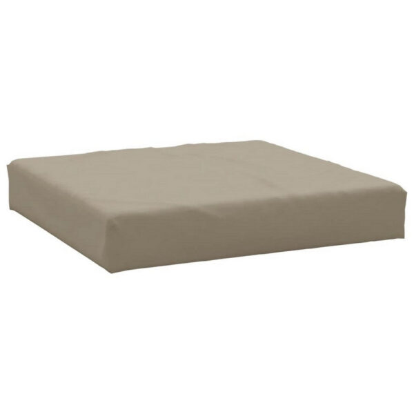 Paom 3pc Outdoor Pallet Cushions, Hollow Fiber, Taupe Oxford Fabric