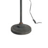 67 Inch Iron Floor Lamp, Adjustable Length Arm, Industrial Antique Black