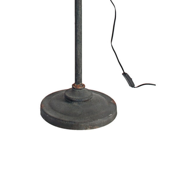 67 Inch Iron Floor Lamp, Adjustable Length Arm, Industrial Antique Black