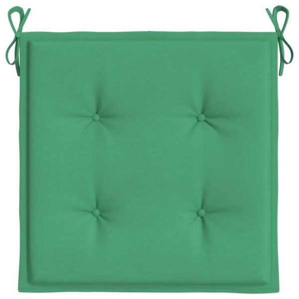 Zia 6pc Outdoor Cushions for Patio Chair, Tufted, Green Oxford Fabric