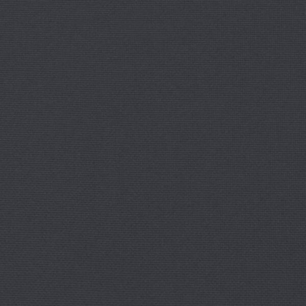 Claire Outdoor Cushion for Bench, Tufted Black Oxford Fabric, 39 Inch