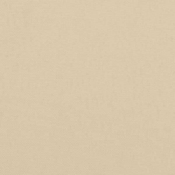 Claire 2pc Outdoor Cushion for Bench, Tufted Beige Oxford Fabric