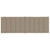 Outdoor Cushion for Chaise Lounger w Pillow, Taupe Fabric 73 Inch