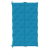 Claire Outdoor Cushion for Bench, 71 Inch, Blue Tufted Oxford Fabric