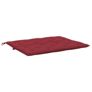 Claire Outdoor Cushion for Bench, 47 Inch, Red Tufted Oxford Fabric