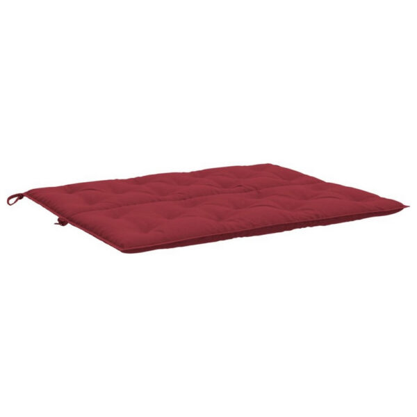 Claire Outdoor Cushion for Bench, 47 Inch, Red Tufted Oxford Fabric