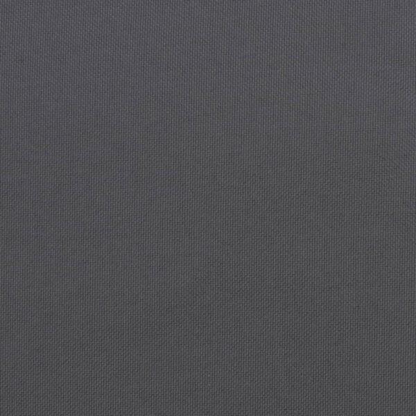 Claire Outdoor Cushion for Bench, 47 Inch, Dark Gray Tufted Oxford