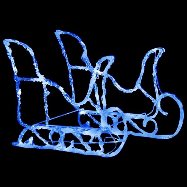 2pc Outdoor and Christmas Decoration, 160 Blue LEDs