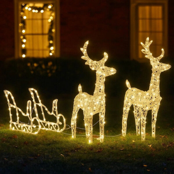 2pc Outdoor and Christmas Decoration, 160 Blue LEDs