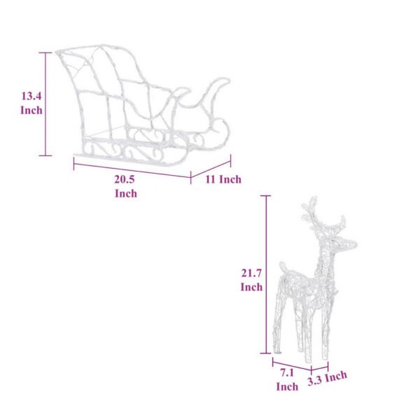 2pc Outdoor , Christmas Decoration, 160 Multicolor LEDs