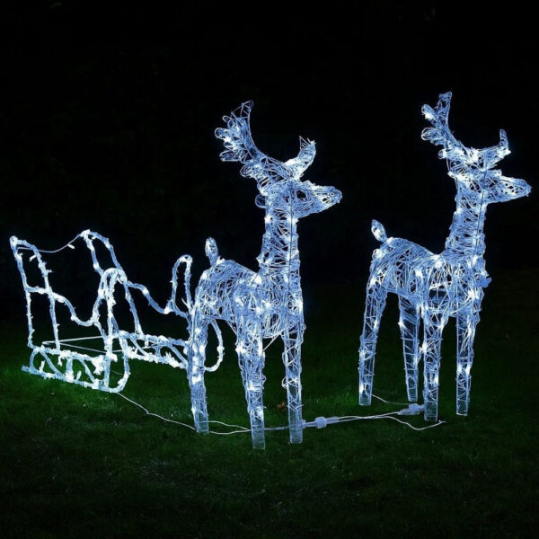 Outdoor and Christmas Decoration, 160 Cool White LEDs