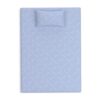 Ruve Full Mattress, Standard Pillow, Memory Foam, Light Blue 7 Inch