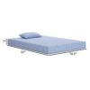 Ruve Full Mattress, Standard Pillow, Memory Foam, Light Blue 7 Inch