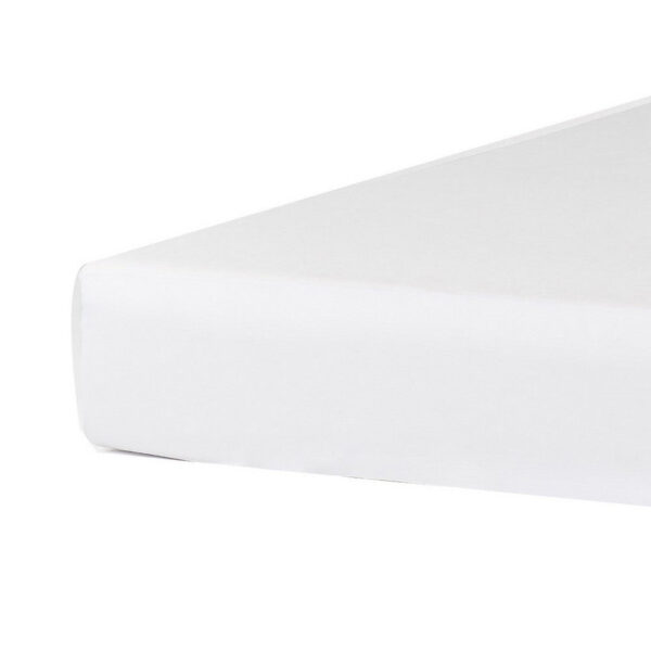 Queen Mattress Protector, Pocket Design, Waterproof Cream White Fabric