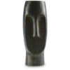 Vase, Abstract Decorative Figurine of a Head, 13 Inch Bronze Aluminum