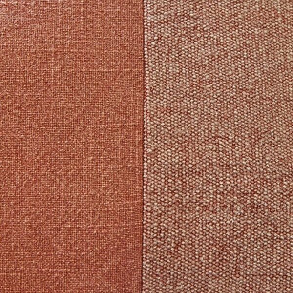 Ako 14 x 20 Lumbar Accent Throw Pillow, Spice Orange Cotton Stripe