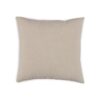 Square Accent Throw Pillow, 20 Inch, Striped Cotton, White, Tan Brown
