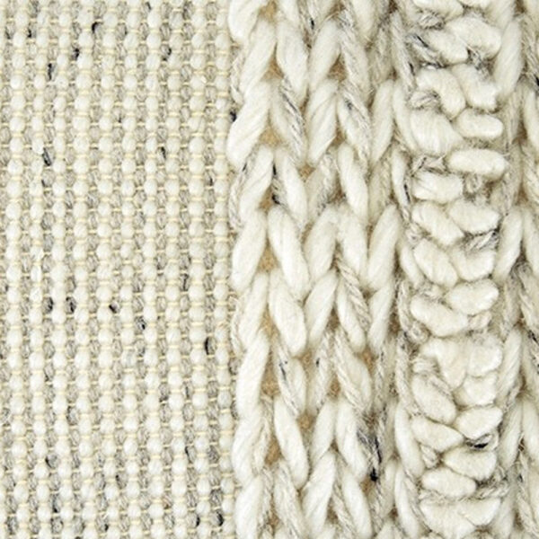 Lumbar Accent Throw Pillow, Gray White Embossed Stripes, 14 x 20