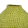 Evans Accent Vase, Embossed Textured Surface, Green Ceramic 14 Inch